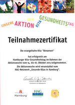 HAG-Netzwerk „Gesunde Kitas in Hamburg“ HAG-Netzwerk „Gesunde Kitas in Hamburg“